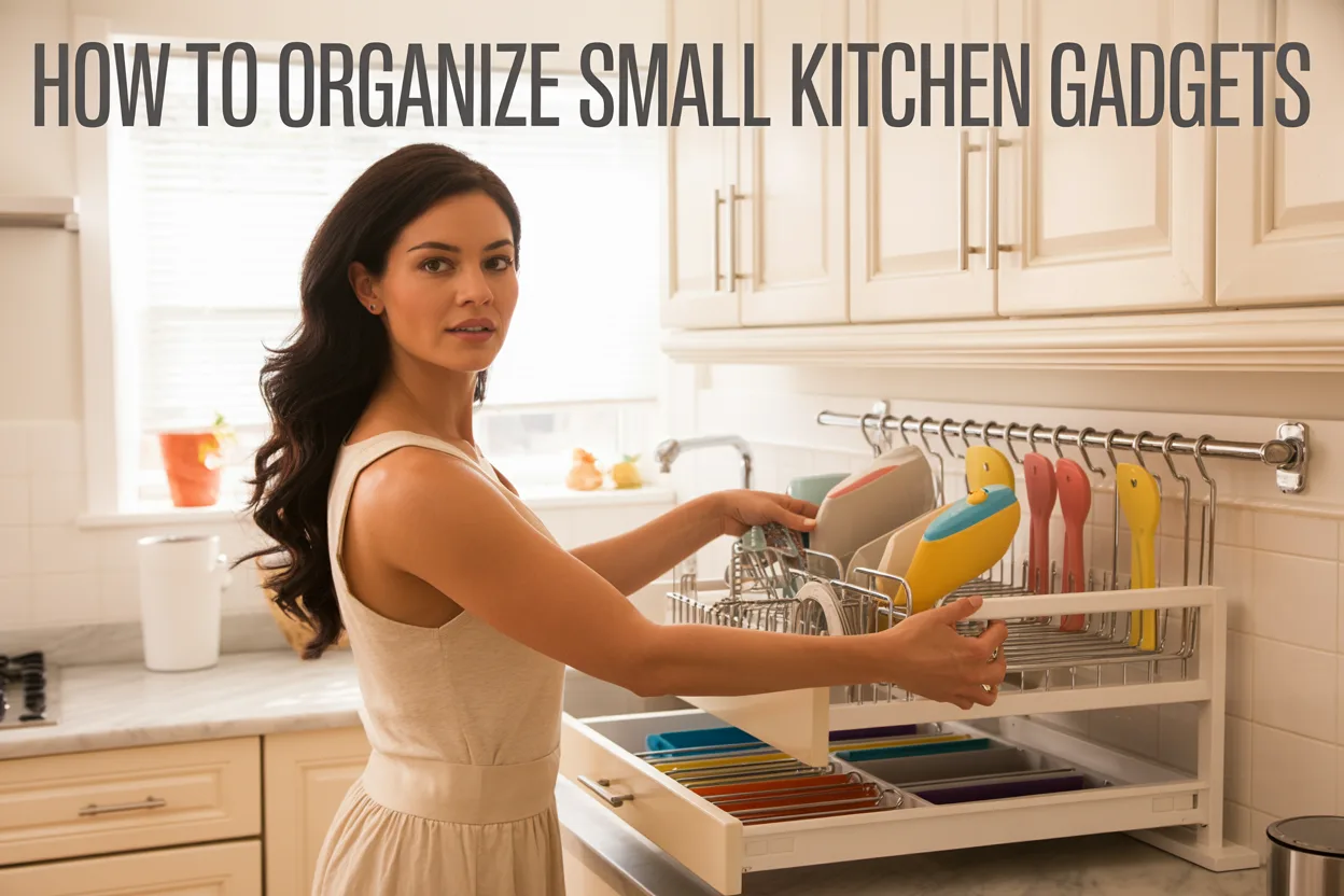 How to Organize Small Kitchen Gadgets