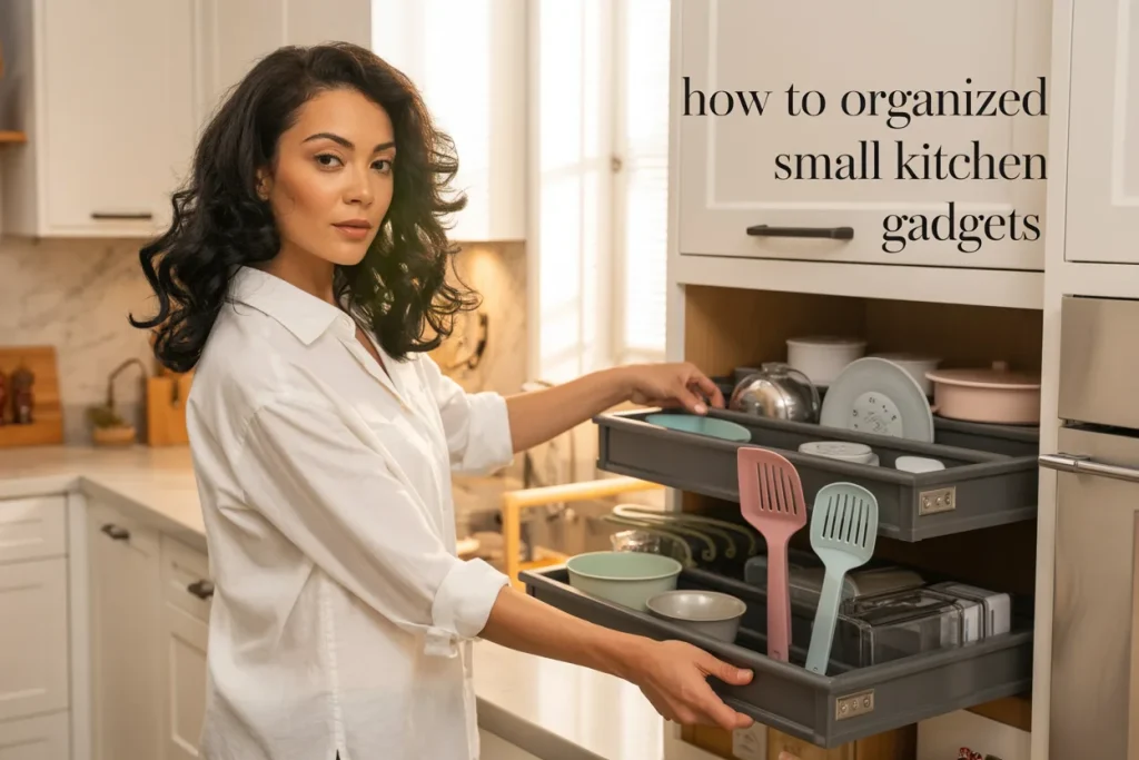 How to Organize Small Kitchen Gadgets