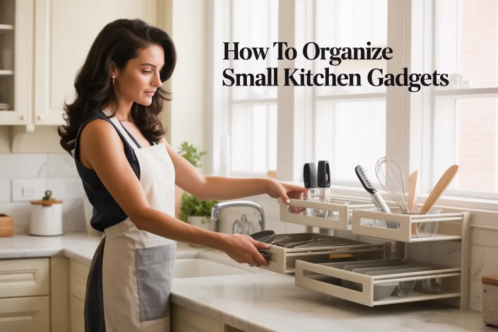 How to Organize Small Kitchen Gadgets