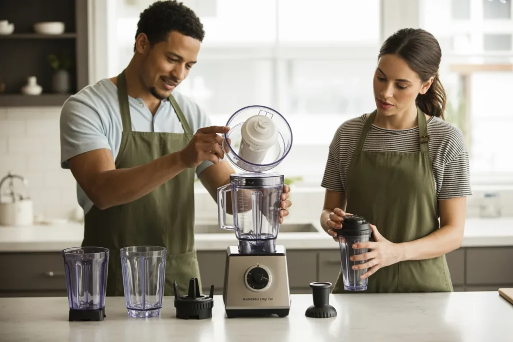 How to use a blender accessory