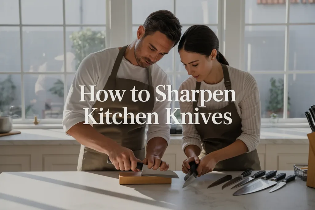 How to sharpen kitchen knives
