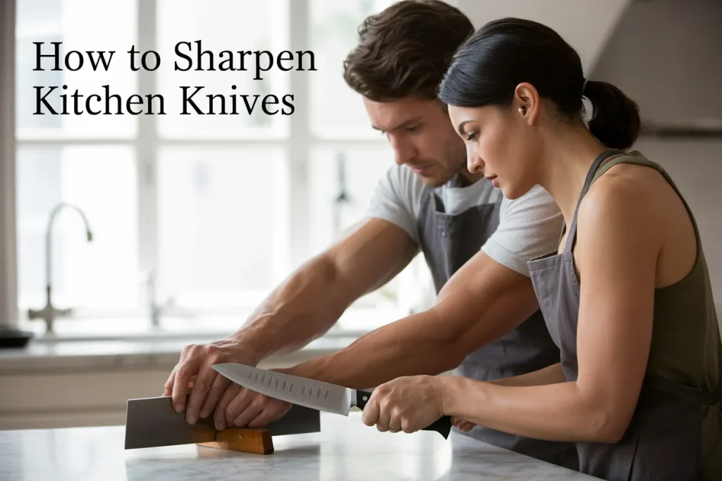 How to sharpen kitchen knives