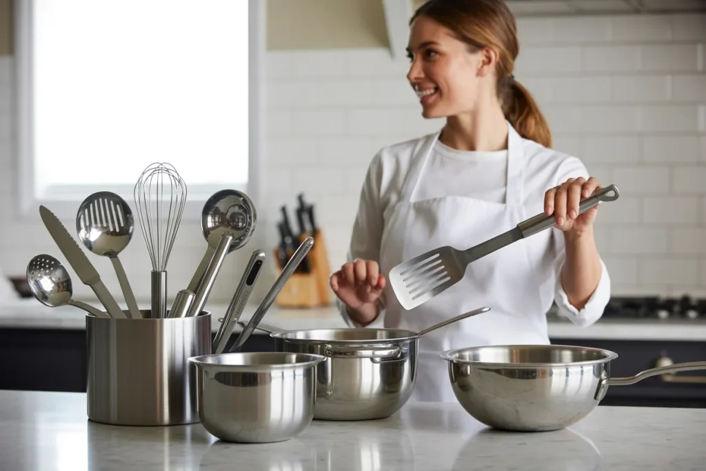How to maintain stainless steel kitchen tools