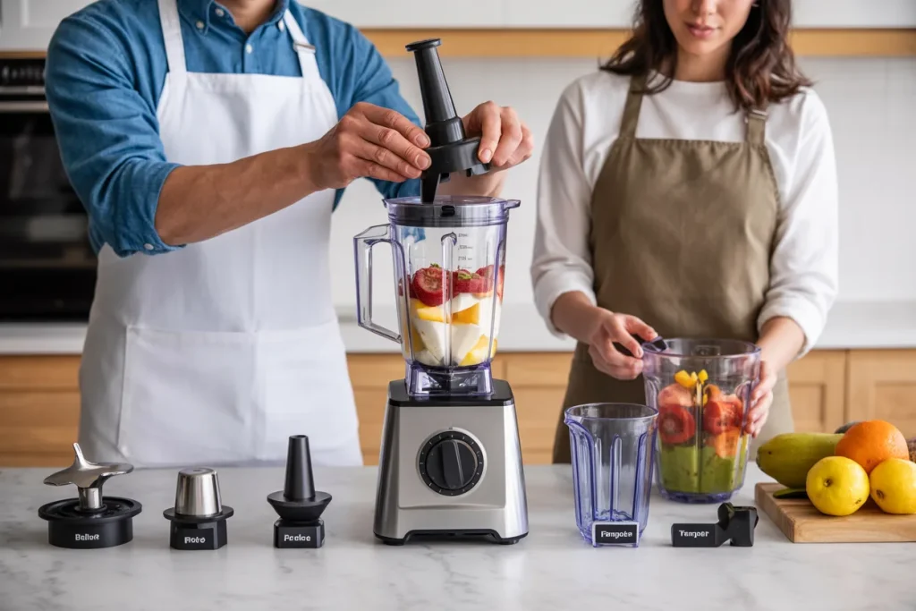 How to use a blender accessory