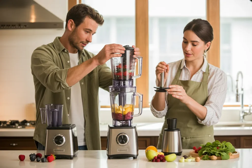 How to use a blender accessory