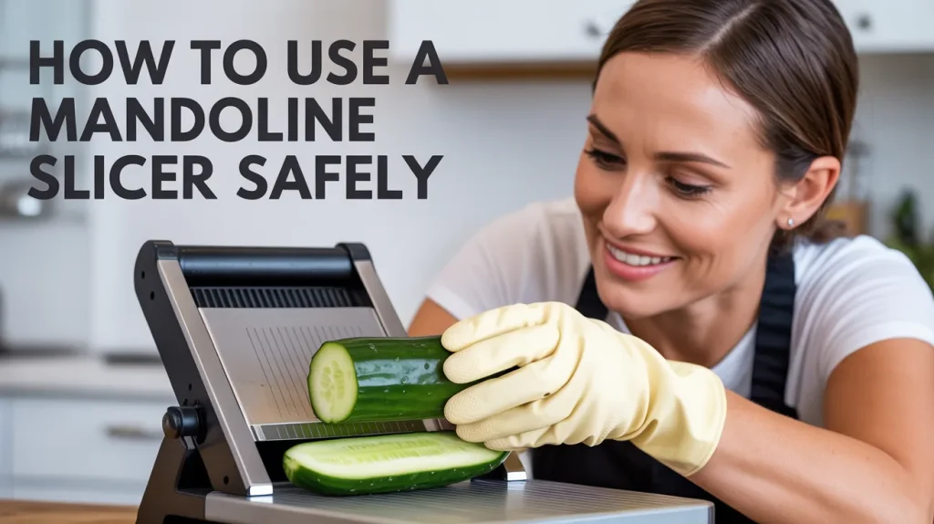How to use a mandoline slicer safely2