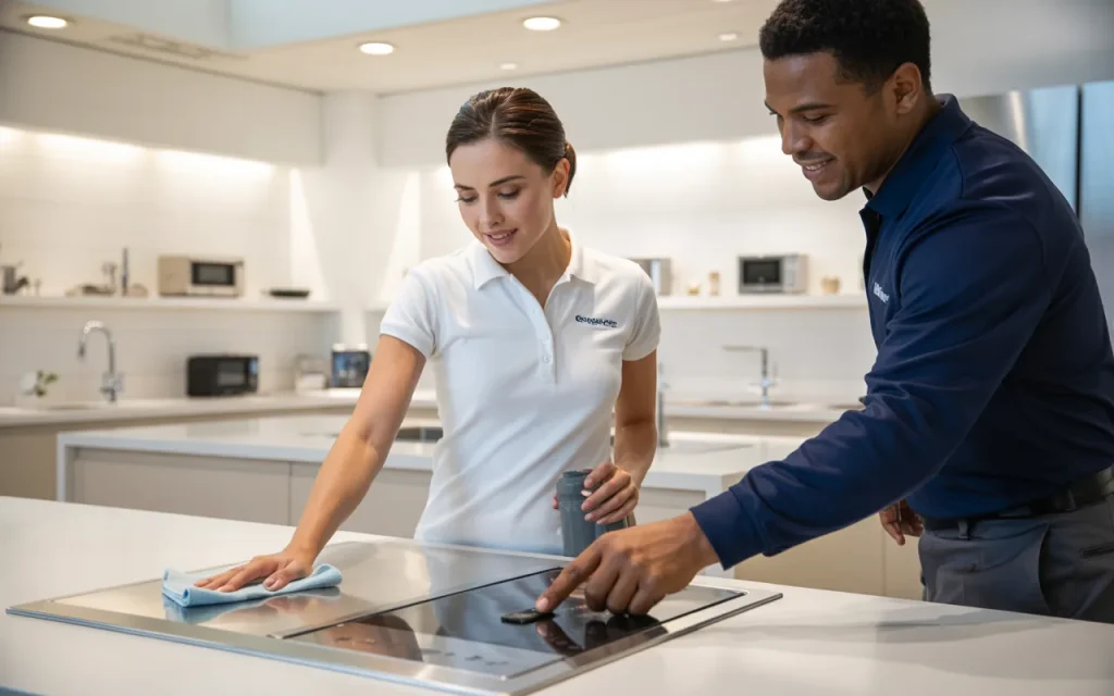 how to clean a countertop dishwasher